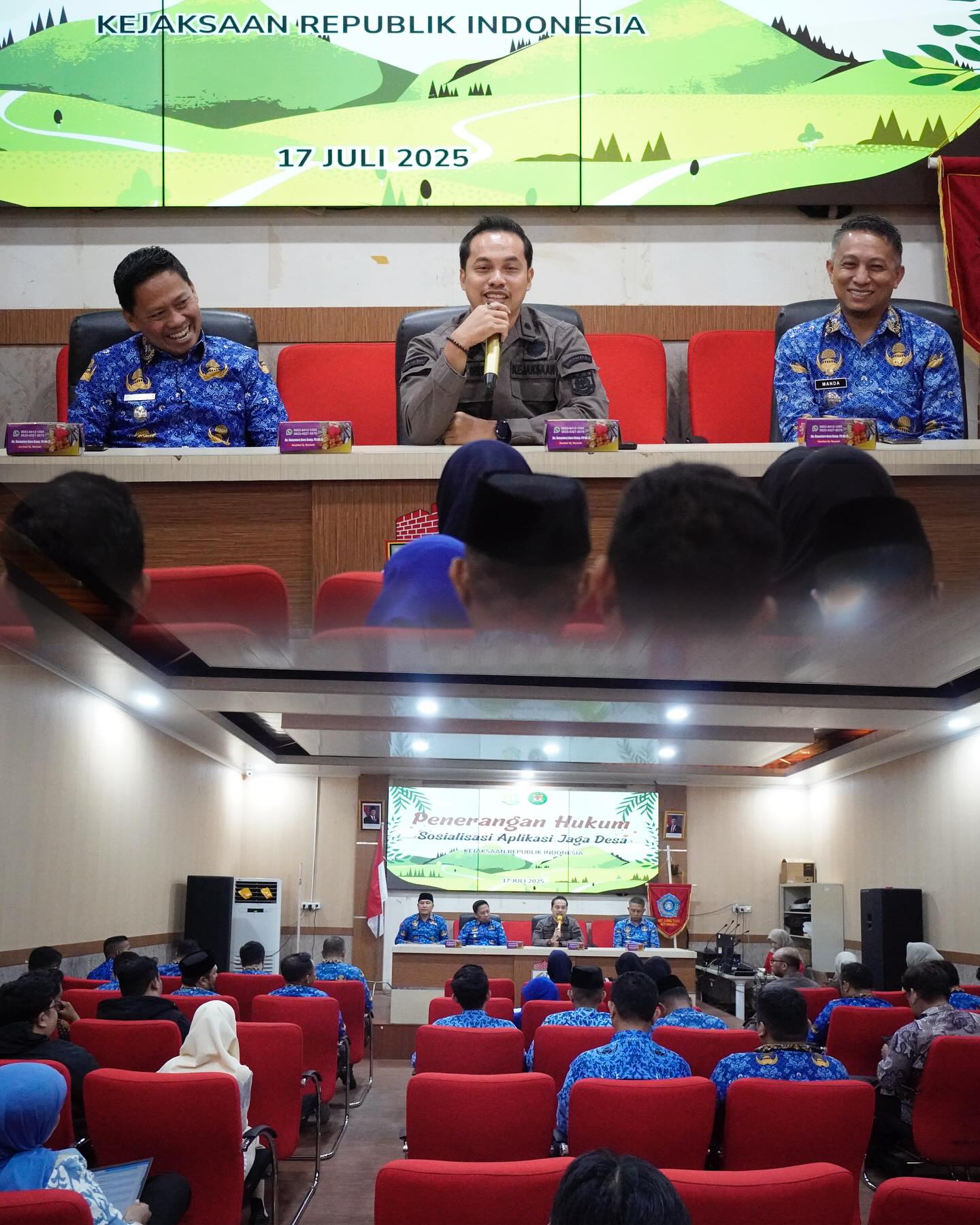 Camat Ujung Tanah Bersama Camat Wajo dan Sangkarrang Menerima Kunjungan Kepala Cabang Kejari di Pelabuhan Makassar