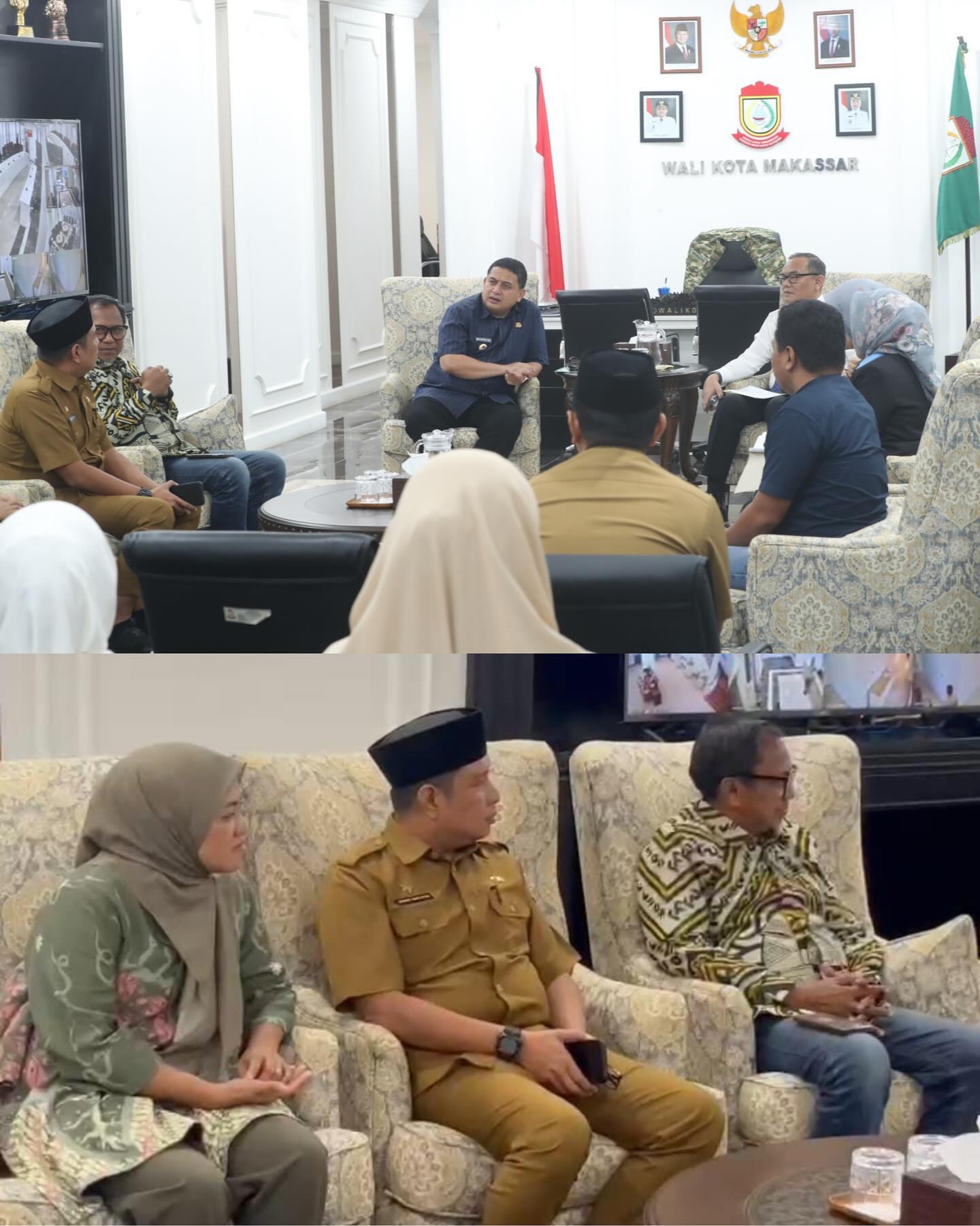 Plt Sekwan Hadiri Pertemuan Tindaklanjut Terkait Aset Randis Bersama Wali Kota Makassar