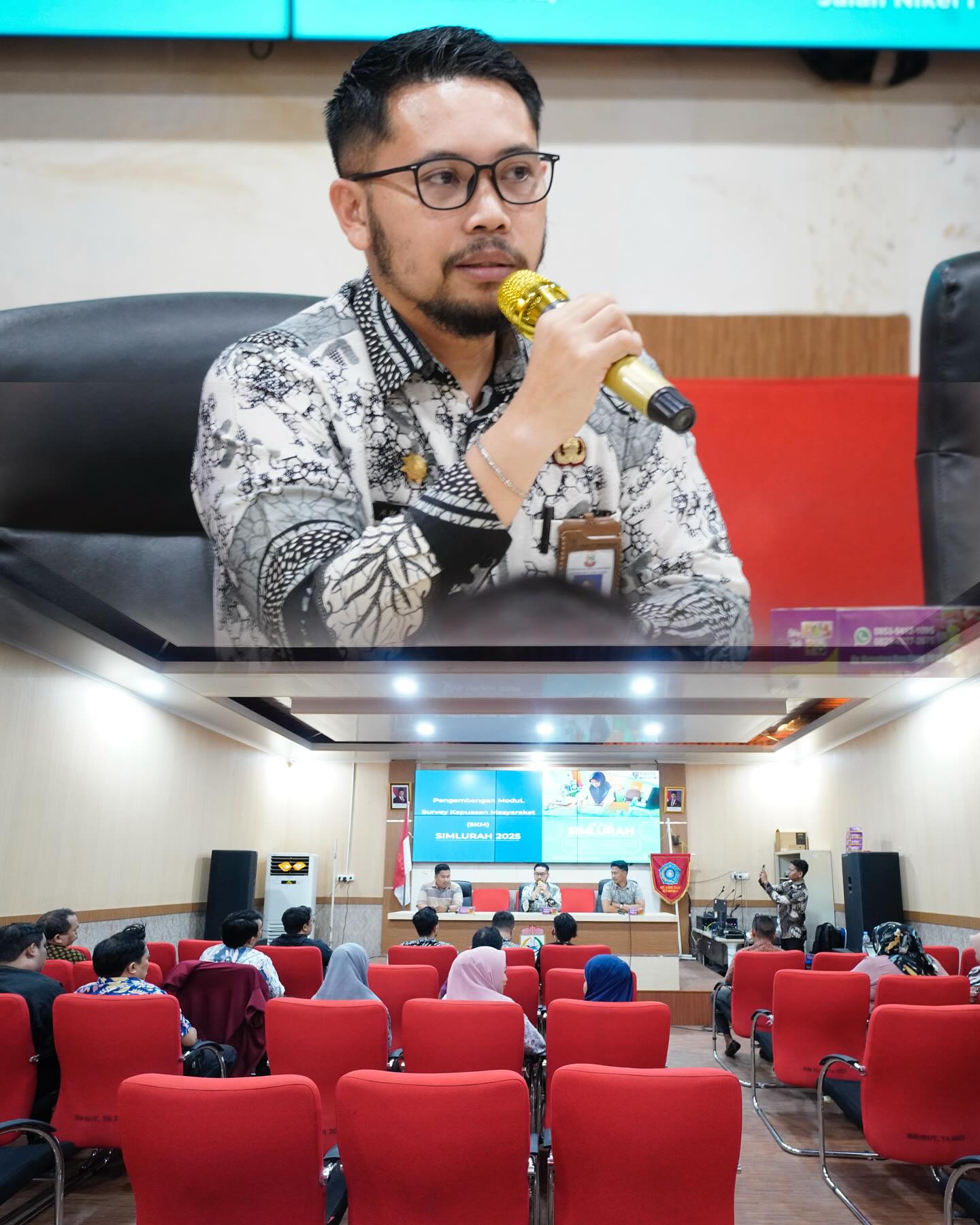 Sekcam Ujung Tanah Buka Kegiatan Pengembangan Modul SKM Simlurah 2025 