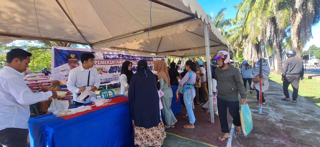 Gerakan Pangan Murah di Mamuju, Pemprov Sulbar Ingin Kendalikan Inflasi di Tengah Meningkatnya Kebutuhan Rumah Tangga