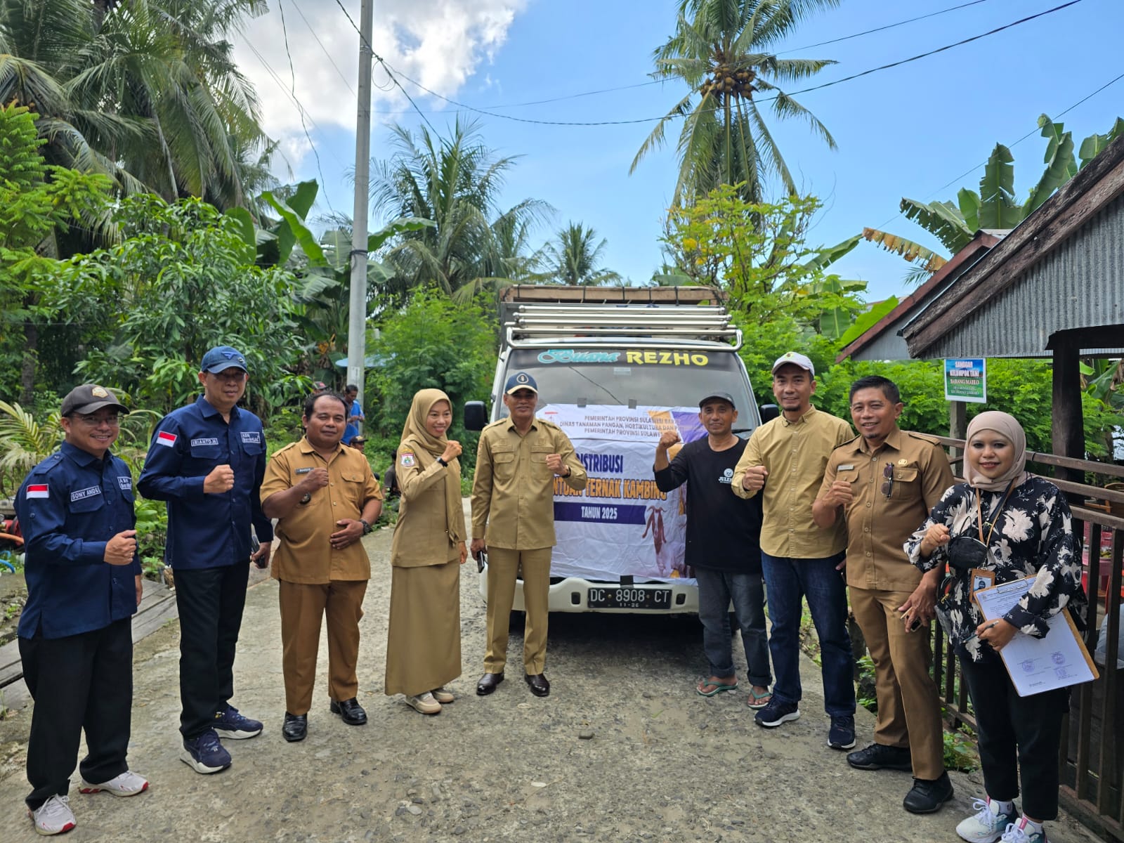 Inspektorat Sulbar Lakukan Monitoring Penyaluran Bantuan Kambing di Polman
