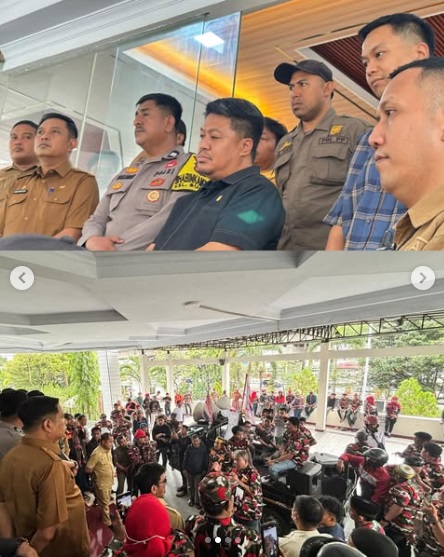 DPRD Makassar Terima Aksi Unjuk Rasa Laskar Merah Putih Sulsel, Terkait Sistem PPDB yang Dinilai Menyulitkan Masyarakat