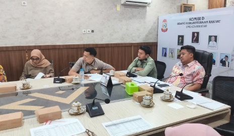 Komisi D DPRD Makassar Gelar Rapat Monev Pelaksanaan Program Kerja Triwulan II