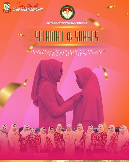 Sekretariat DPRD Ucapkan Selamat atas Pelantikan DWP Makassar Periode 2025-2029