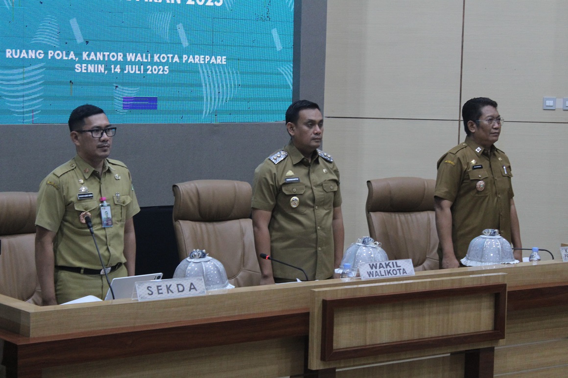 Monev Triwulan II Pembangunan Parepare, Wawali Dorong SKPD Genjot Kinerja, Jangan Gaspol Akhir Tahun
