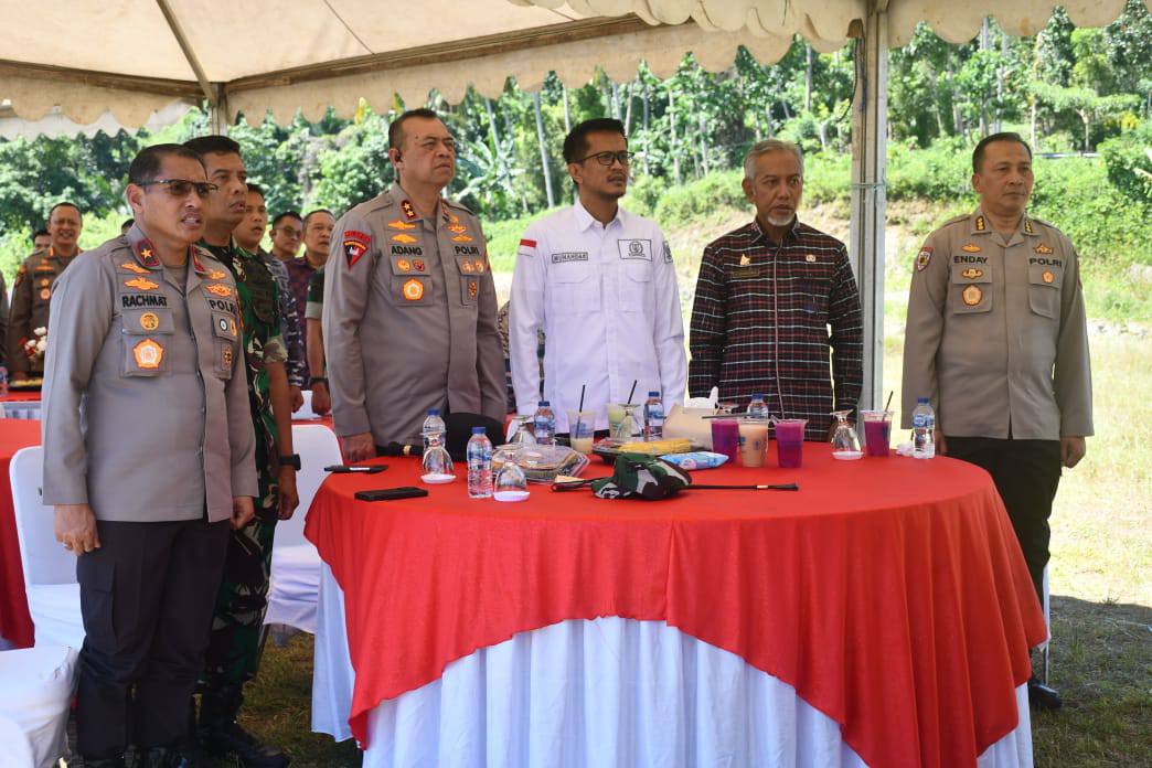 Munandar Wijaya Hadiri Panen Raya Serentak Kuartal II di Mapolda Sulbar
