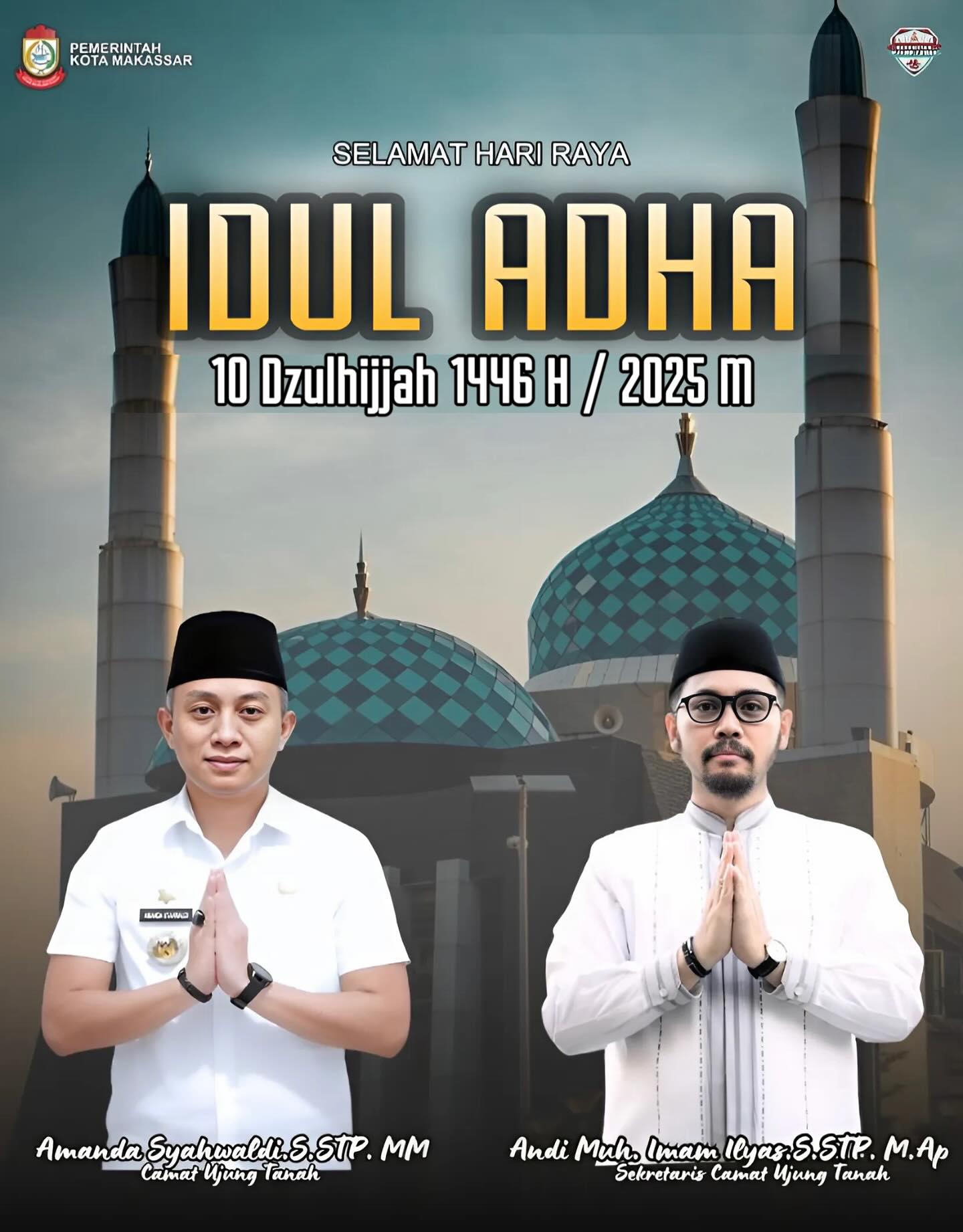 Pemerintah Kecamatan Ujung Tanah Mengucapkan Selamat Hari Raya Idul Adha