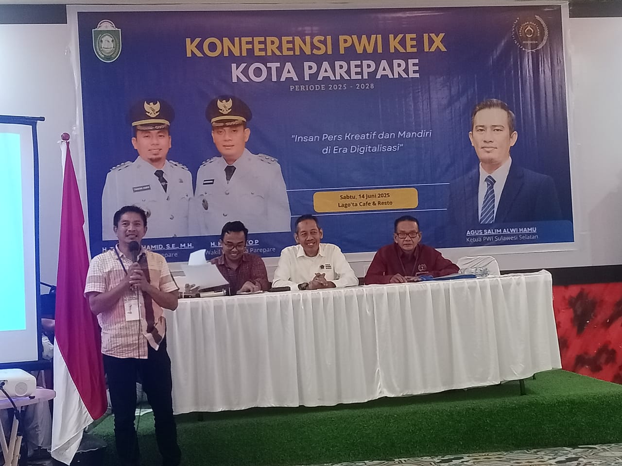 Sah! Fatahuddin Terpilih Ketua PWI Parepare, Siap Kolaborasi dan Satukan Wartawan