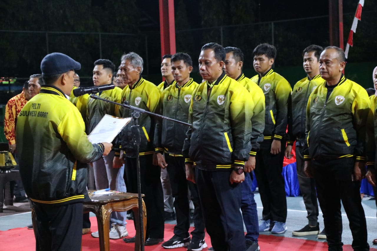 Ketua PELTI Sulbar Lantik Kadis Kominfopers Badaruddin sebagai Ketua PELTI Pasangkayu