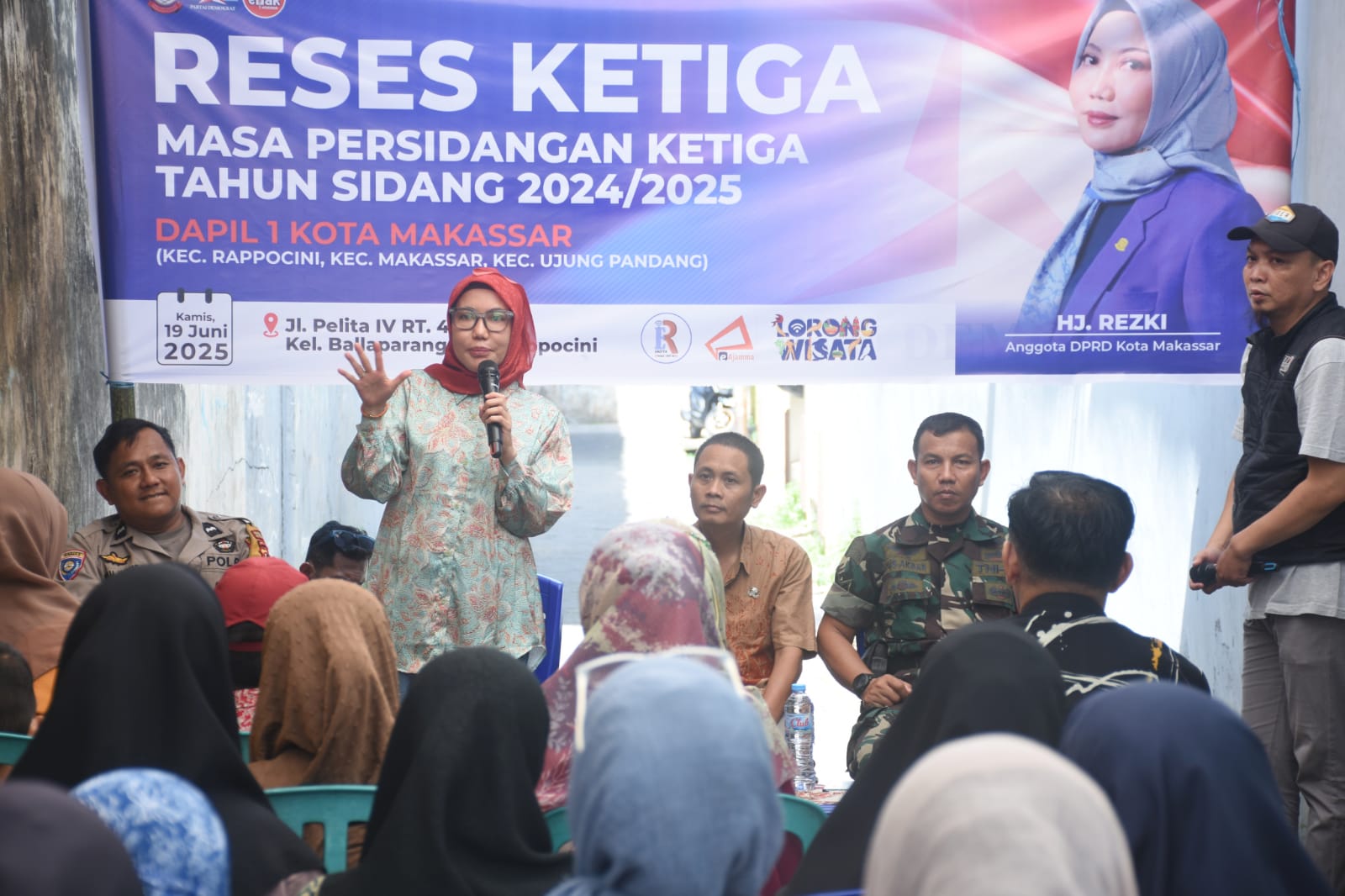 Anggota Dewan Rezki Adakan Reses Ketiga, Dengarkan Aspirasi Warga Ballaparang