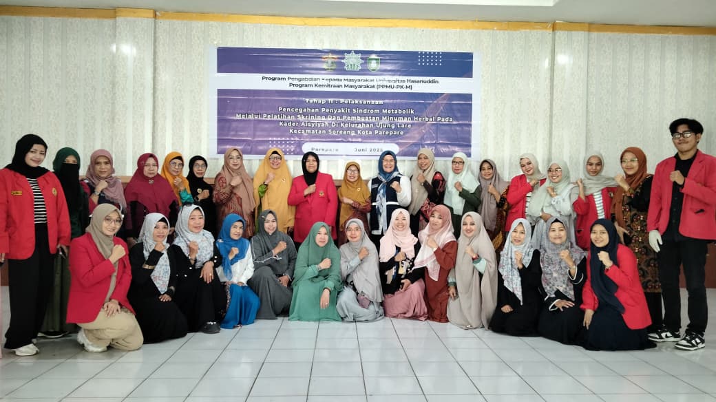 UNHAS dan Aisyiyah Parepare Bersinergi Cegah Sindrom Metabolik Lewat Pelatihan Herbal