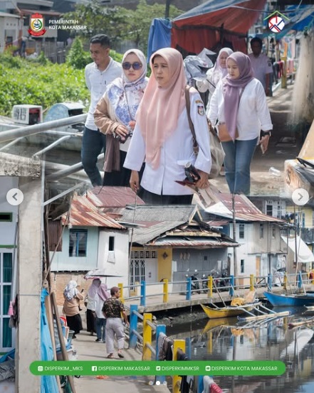 Akan Jadi Fokus Penertiban dan Pembersihan, Disperkim Makassar Pantau Kanal Jongaya