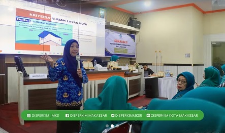 Plh Kadis Perkim Makassar Jadi Narasumber Sosialisasi Rumah Sehat Layak Huni di Kecamatan Bontoala