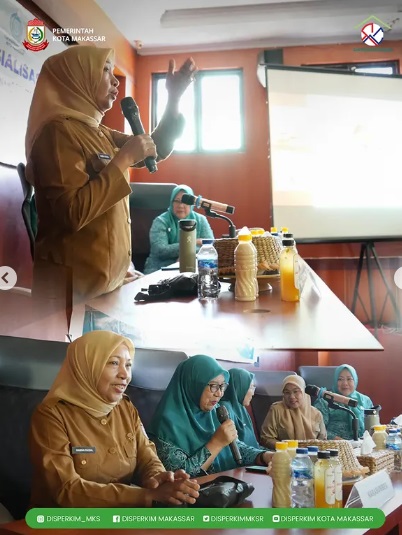 Disperkim Bersama TP PKK Makassar Dukung Sosialisasi Rumah Sehat dan Layak Huni 