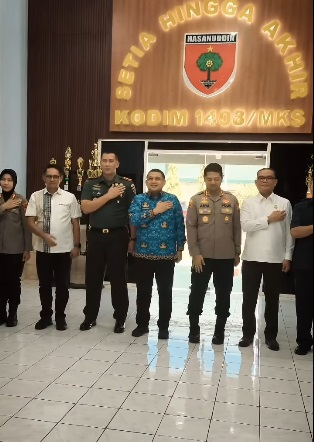 Ketua DPRD Makassar Hadiri Rakor Forkopimda di Makodim 1408/Mks