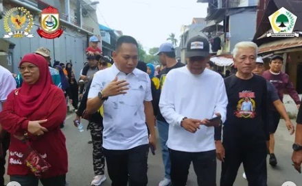 Legislator Ismail Ikuti Jalan Sehat Peringatan Tahun Baru Islam Bersama Warga Kelurahan Tammua