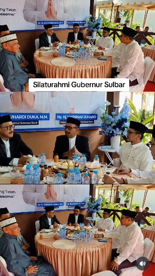 Munandar Wijaya Hadiri Open House Gubernur SDK di Mamuju
