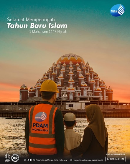 PDAM Makassar Ucapkan Selamat Tahun Baru Islam 1447 Hijriah