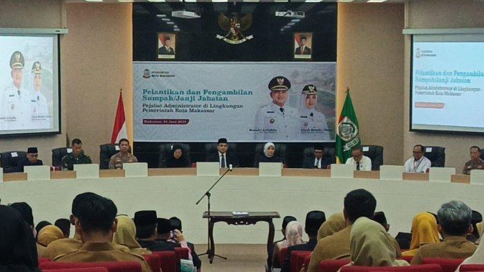 Ketua DPRD Makassar Hadiri Pelantikan Pejabat Eselon III Pemkot