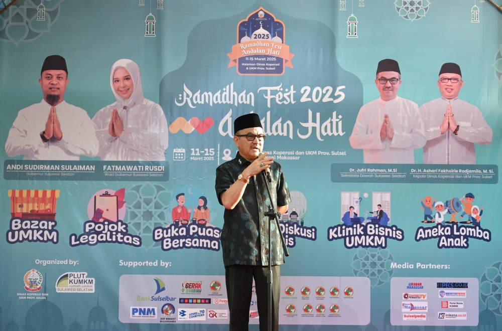 Buka Ramadhan Fest Andalan Hati untuk UMKM, Sekda Jufri Rahman: Ajang Silaturrahmi untuk Membangun Ekonomi 