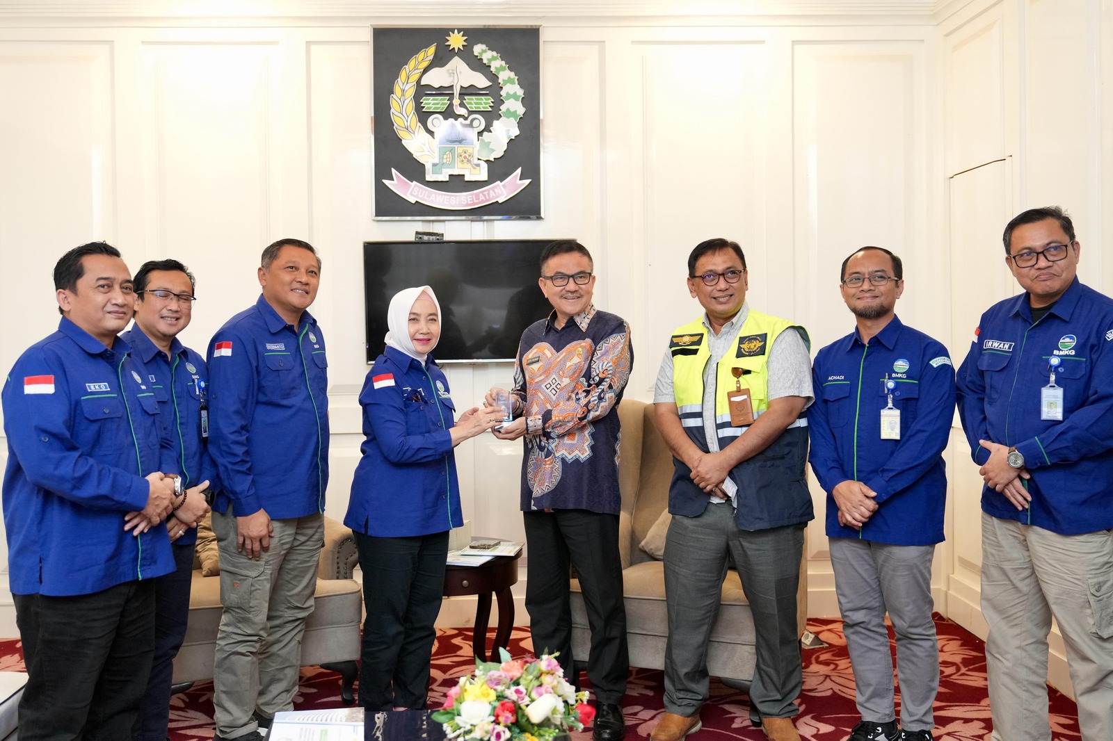 Bertemu Kepala BMKG Pusat, Sekda Sulsel Bahas Kondisi Cuaca Jelang Arus Mudik Lebaran