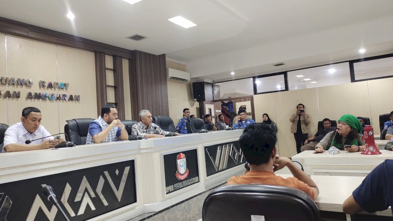 Wakil Ketua DPRD Makassar Terima Aspirasi Koalisi Masyarakat, Terkait Dugaan Tindak Asusila Anggota Dewan