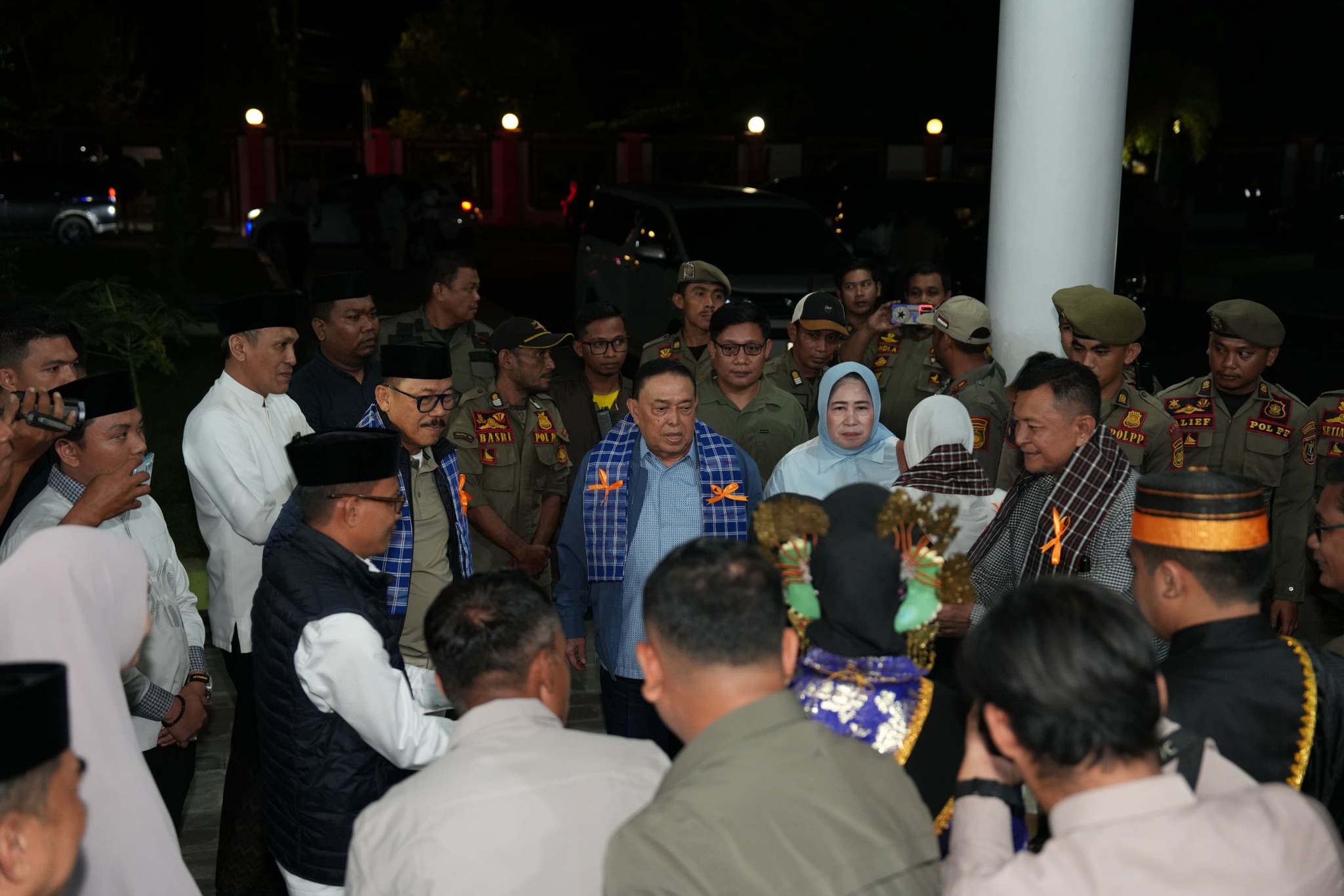 Legislator Usman Suhuriah Turut Menyambut Gubernur-Wagub Sulbar di Polman