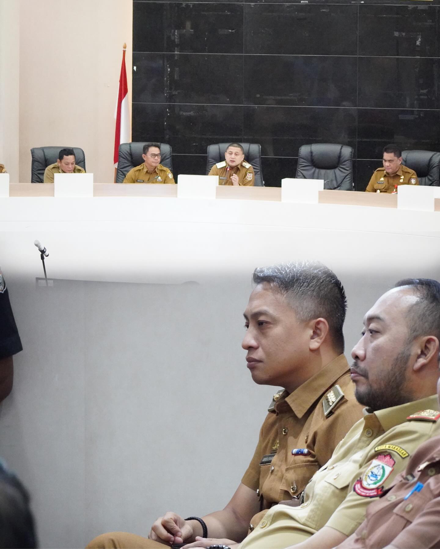 Camat Ujung Tanah Bersama Para Lurah Hadiri Rakor Lingkup Pemkot Makassar 