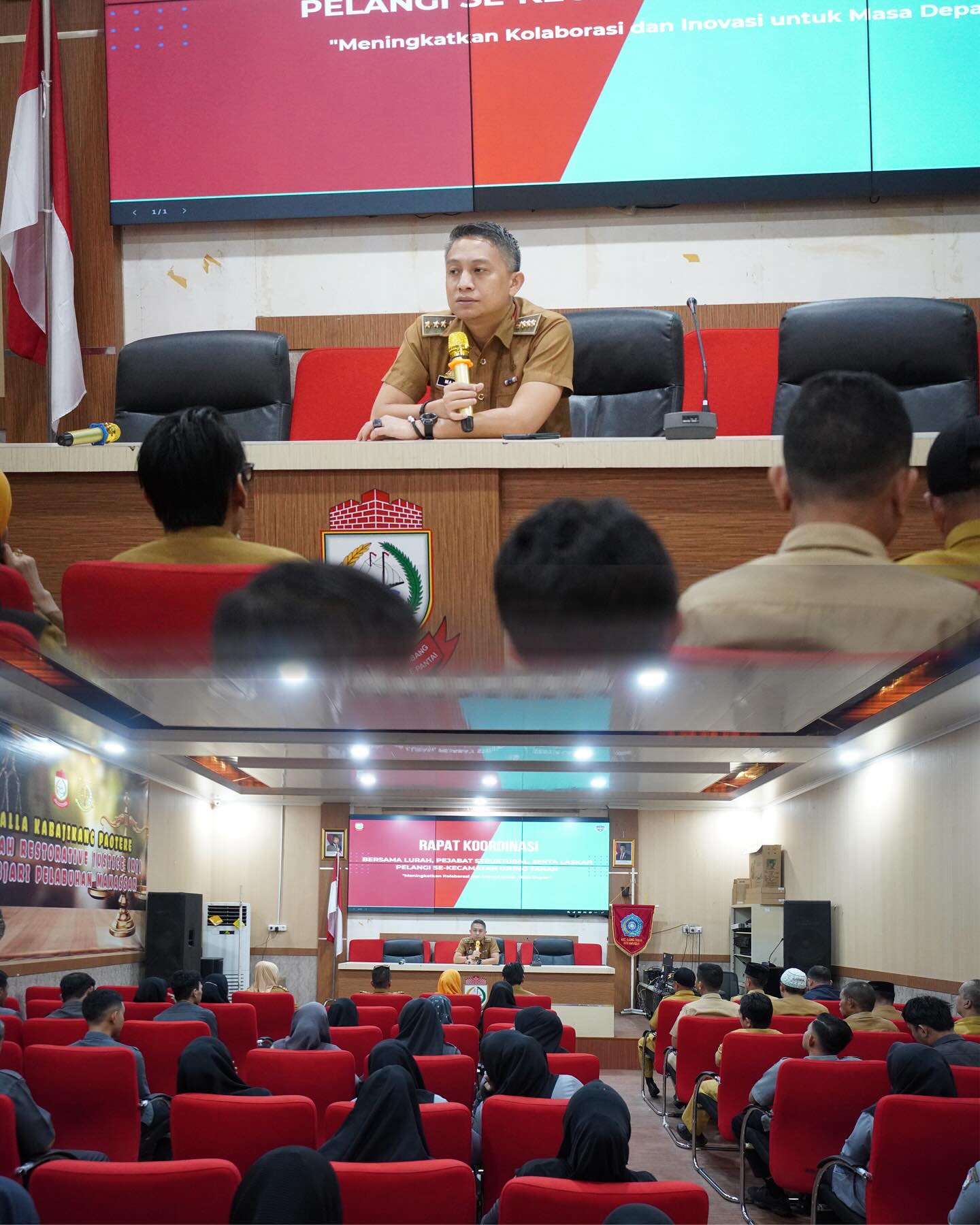 Camat Ujung Tanah Rakor Bersama Para Lurah dan Pejabat Struktural, Bahas Visi Misi Wali Kota Makassar