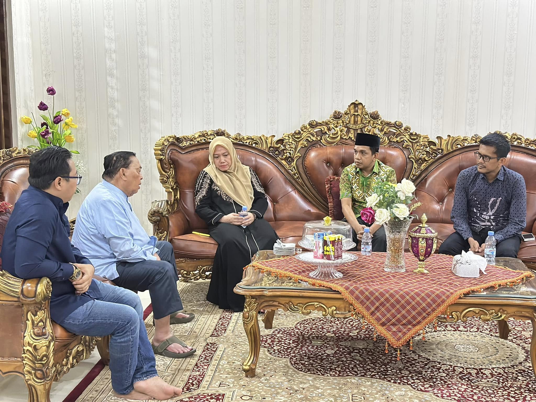 Pimpinan DPRD Sulbar Silaturrahmi di Rujab Wagub Salim Mengga