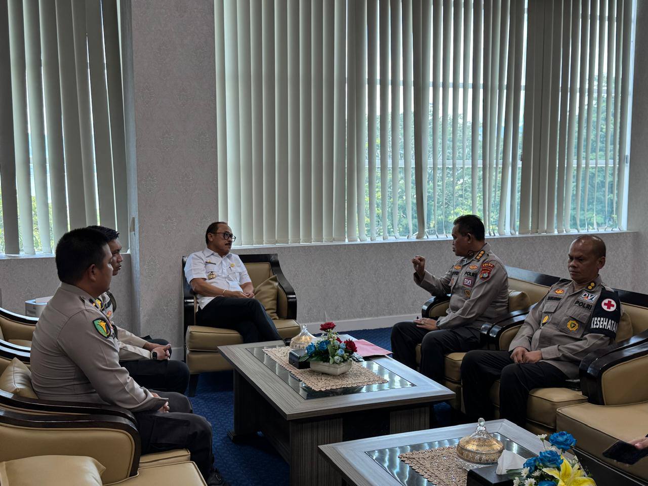 Gubernur Sulbar Dukung Program Dokpol Mitra Sekolah, Untuk Atasi Stunting dan Tingkatkan Kualitas Pendidikan