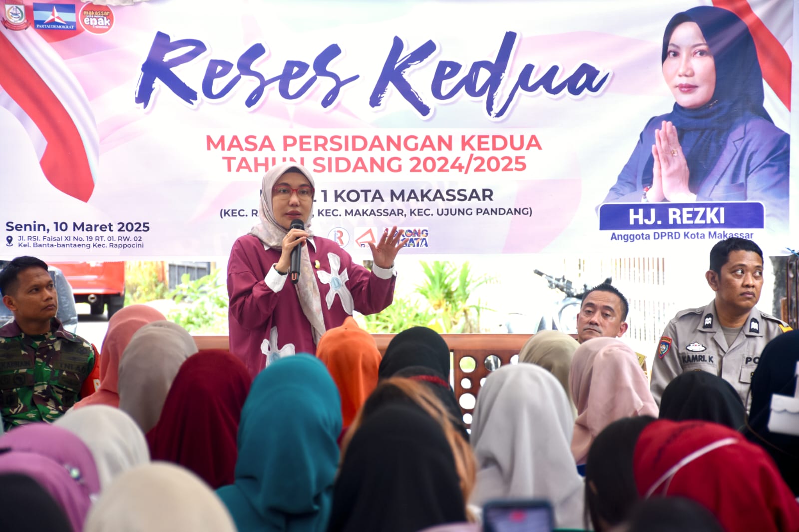 Anggota Dewan Rezki Reses di Kelurahan Banta-bantaeng, Terima Keluhan Masalah Drainase Jadi Penyebab Banjir