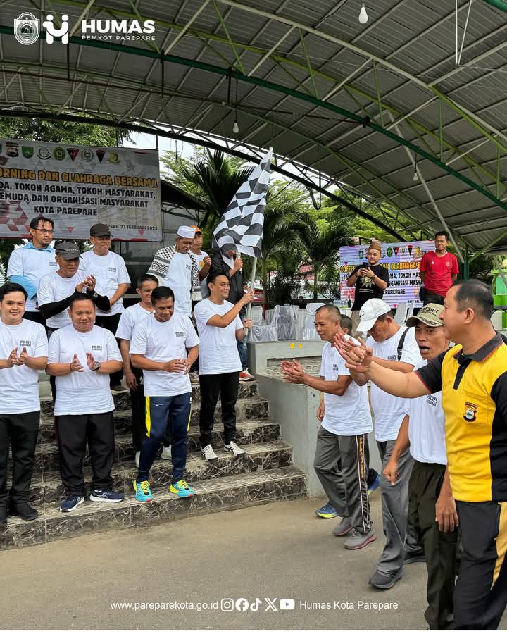 Wawali Hermanto Dukung Coffee Morning dan Olahraga Bersama, Wujud Sinergitas Forkopimda, Pemkot dan Masyarakat 
