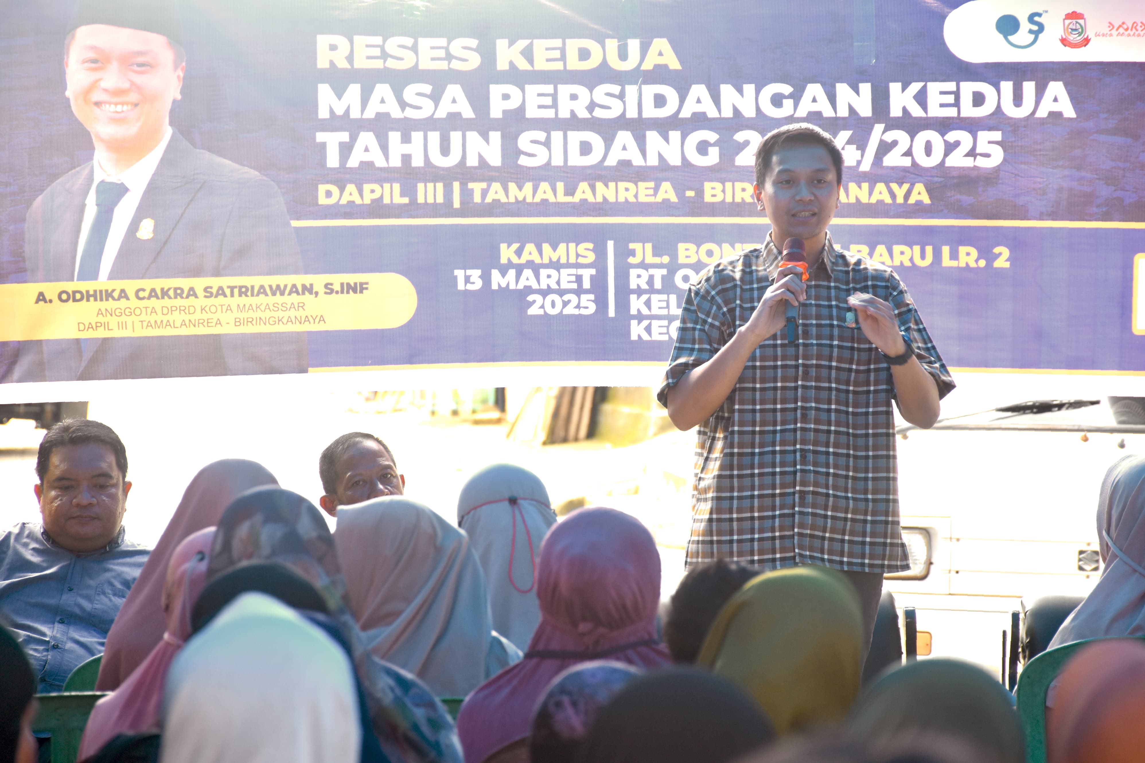 Sapa Warga Tamalanrea, LegislatorAndi Odhika Tuntaskan Reses Masa Persidangan Kedua