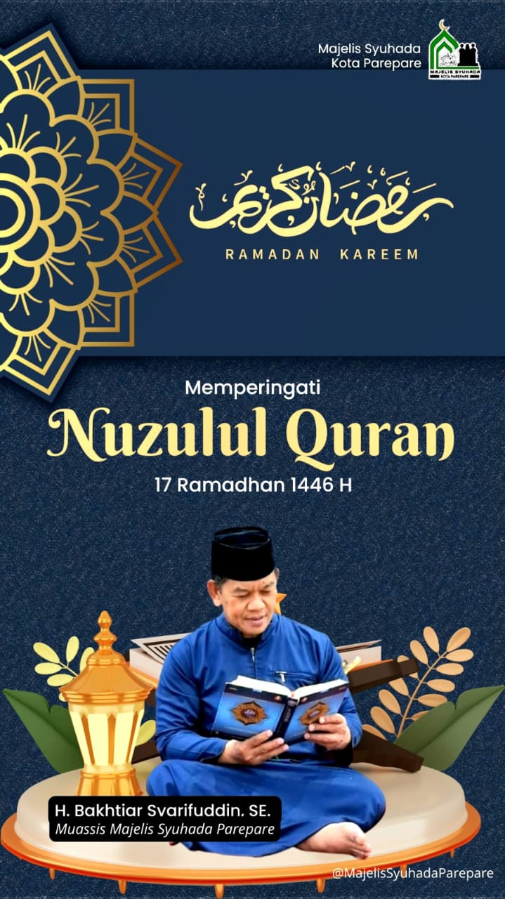 Muassis Majelis Syuhada Parepare Ajak Jamaah Sambut Nuzulul Qur’an dan Tetap Istiqamah dalam Salat Berjamaah