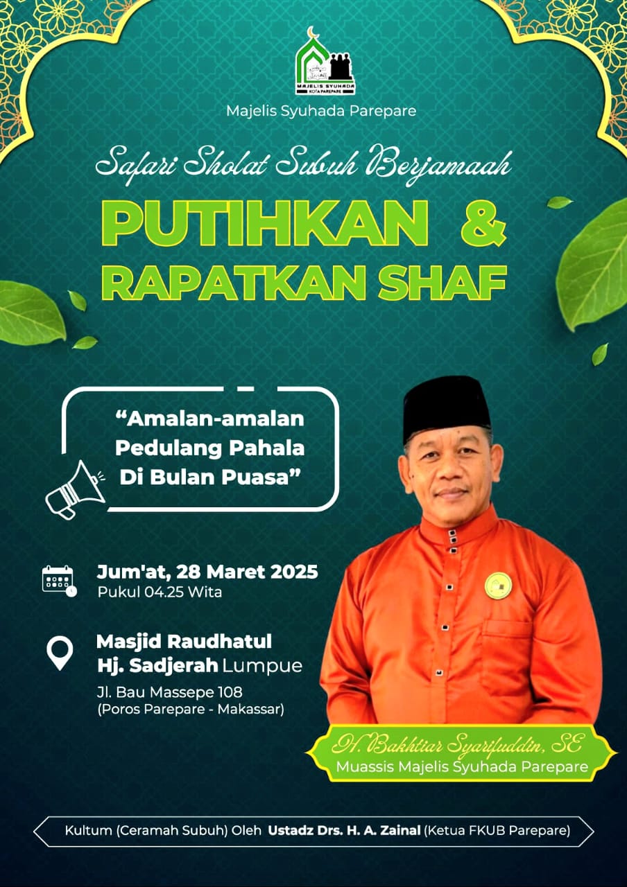 Ratusan Jamaah Majelis Syuhada Bakal "Putihkan" Masjid Raudhatul Hj Sadjerah, Satlantas dan Dishub Siap Pengamanan Lantas