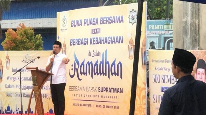 Meski Efisiensi Anggaran, Ketua DPRD Makassar Janji Bantu Maksimal Masjid di Kelurahan Bangkala