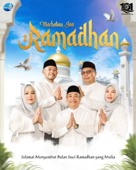 PDAM Makassar Ucapkan Selamat Menunaikan Ibadah Puasa 1446 Hijriah