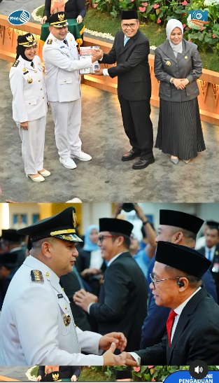 Direksi PDAM Makassar Hadiri Rapat Paripurna DPRD Penyampaian Visi Misi dan Sertijab Wali Kota