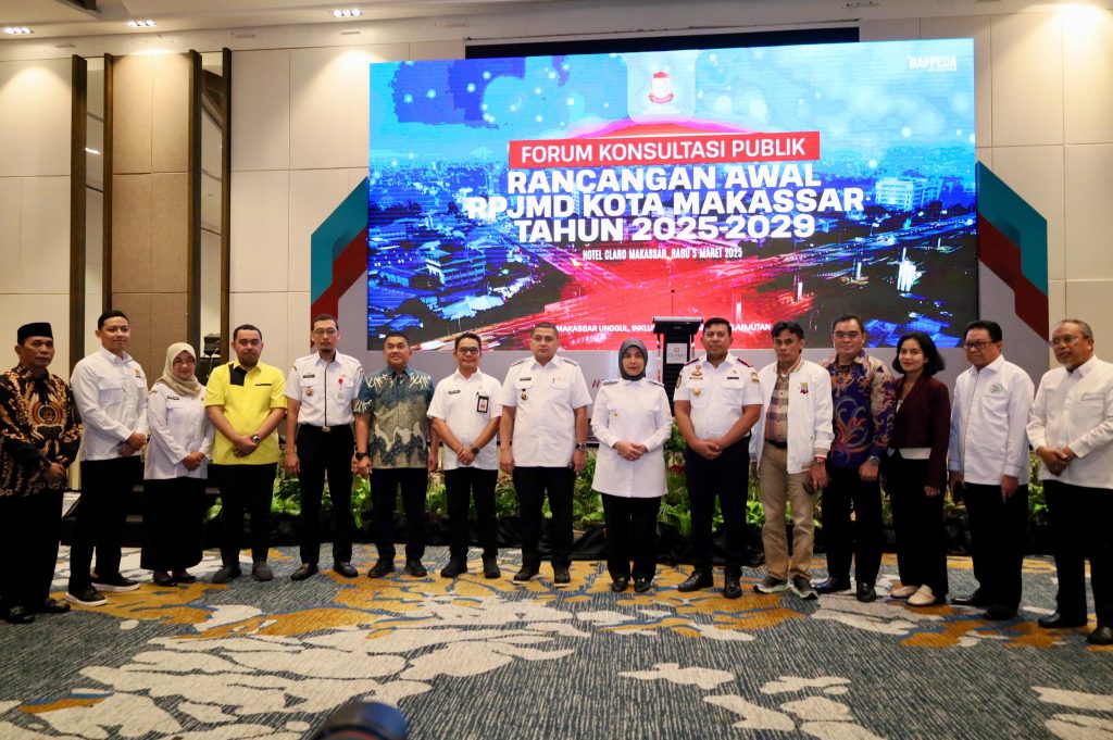Wali Kota dan Wawali Makassar Kompak Hadiri Forum Konsultasi Publik RPJMD 2025-2029
