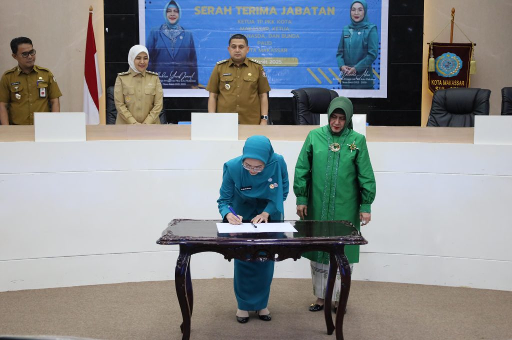 Sertijab Ketua TP PKK Makassar, Munafri Arifuddin Tekankan Kolaborasi Harus Berbasis Data 