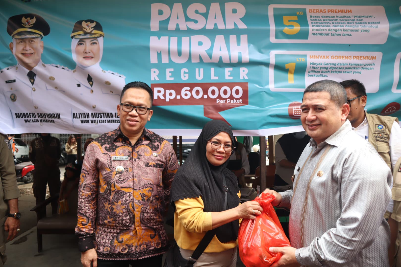 Pasar Murah Diserbu Warga, Munafri Harap Tepat Sasaran