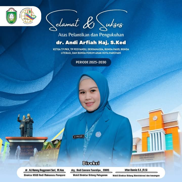 RSUD Andi Makkasau Dukung Ketua PKK Parepare Bawa Kemajuan dan Kesejahteraan Bagi Masyarakat 