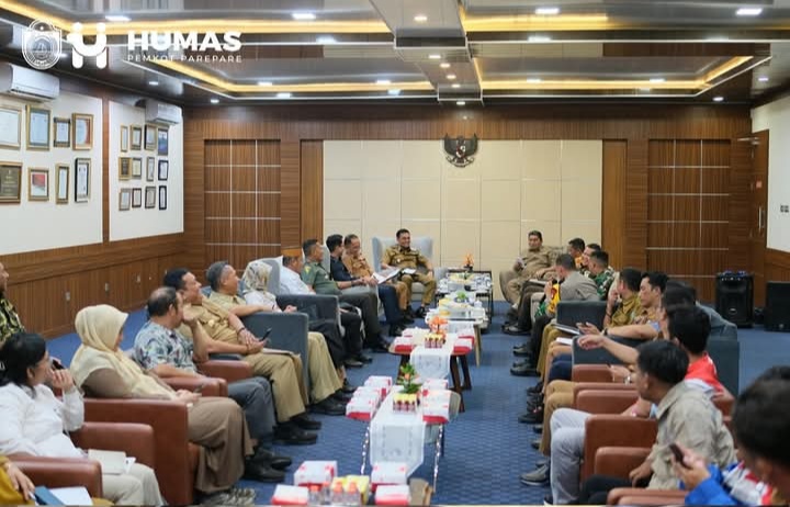 Wawali Hermanto Pimpin Rakor Bersama Forkopimda dan Pemkot Parepare Persiapan Ramadan 