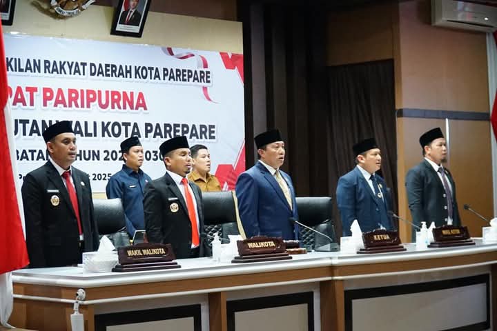 DPRD Parepare Paripurnakan Pidato Sambutan Wali Kota Masa Jabatan 2025-2030, TSM-MO Siap Sinergi untuk Kemajuan