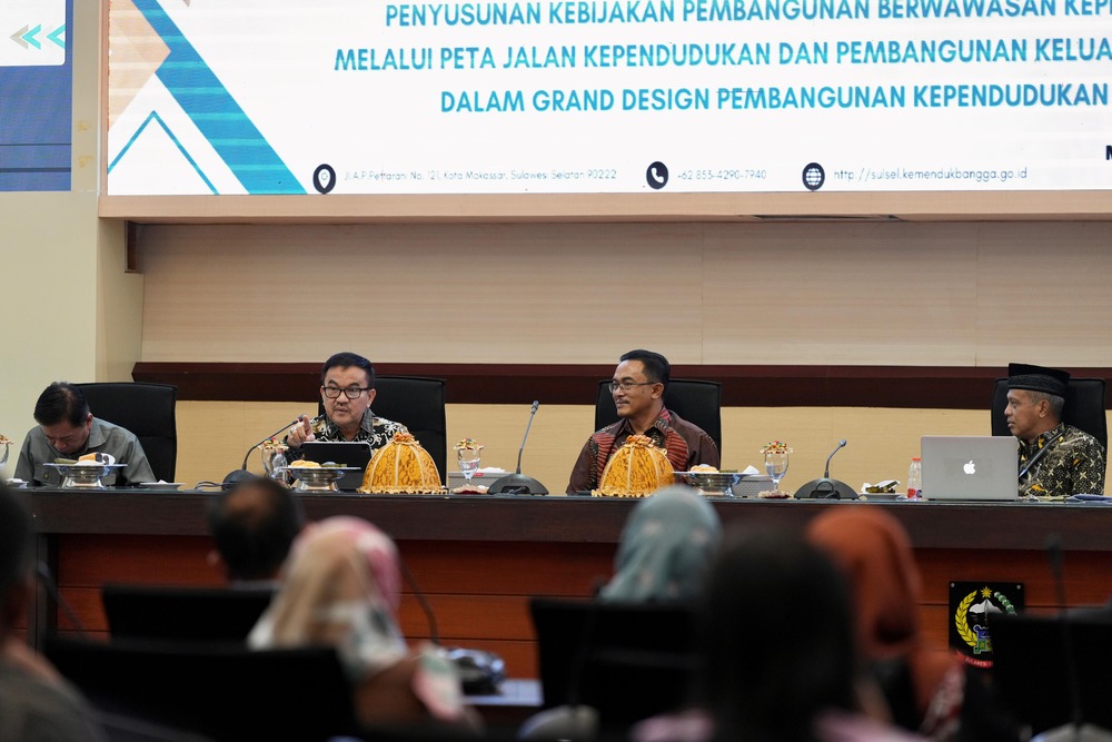 Sekda Sulsel Dorong Kabupaten/Kota Segera Susun Grand Desain Pembangunan Kependudukan