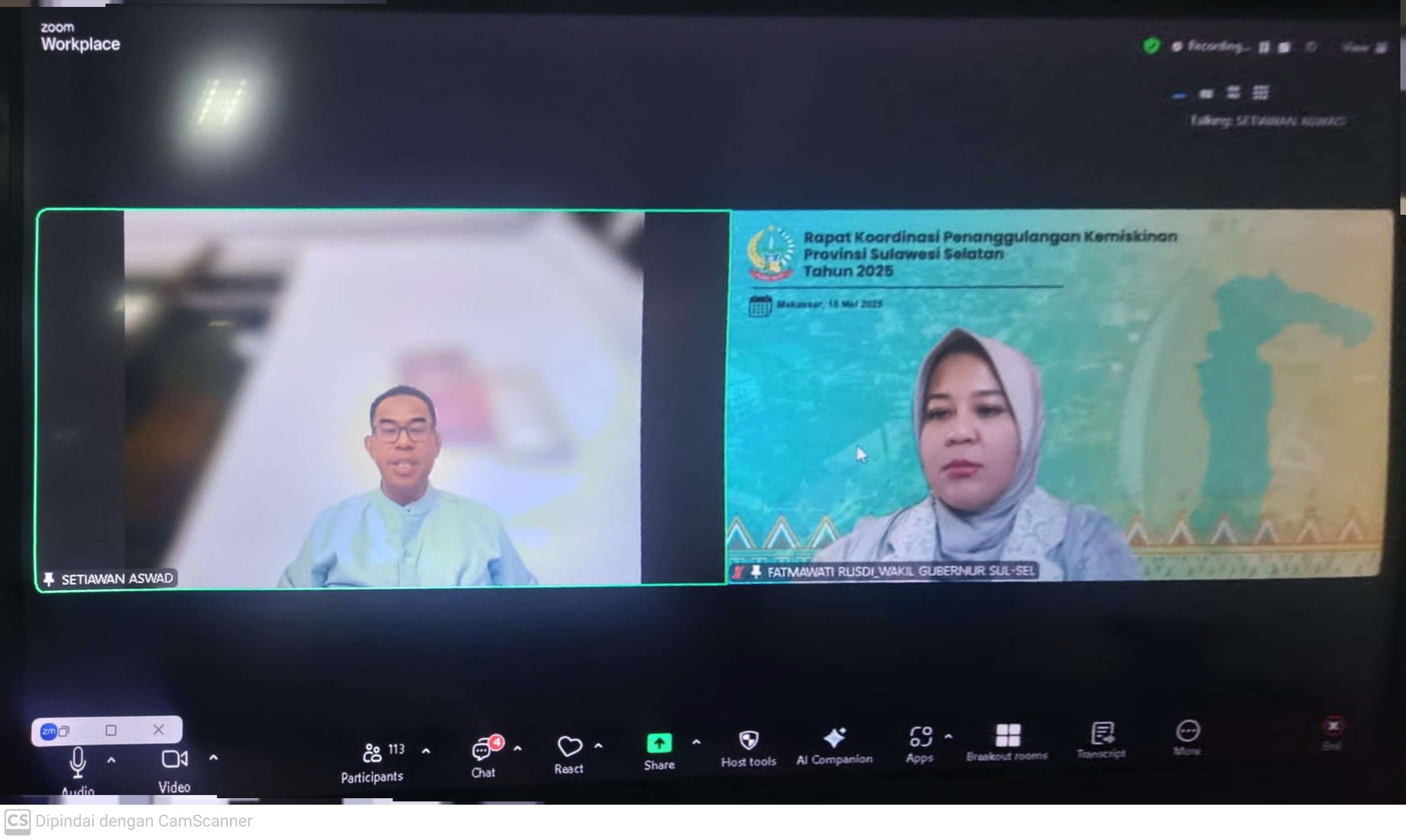 Rakor Strategis Penanggulangan Kemiskinan, Wagub Sulsel Tegaskan Dilakukan secara Sistematis, Terencana dan Terintegrasi