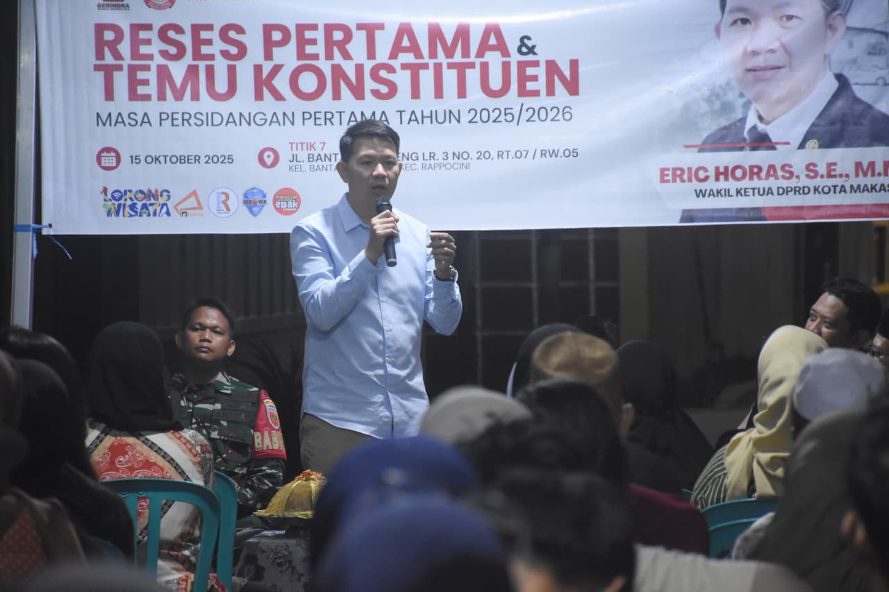 Wakil Ketua DPRD Eric Horas Reses di Banta-bantaeng, Terima Aspirasi Soal Bansos hingga Pengadaan CCTV