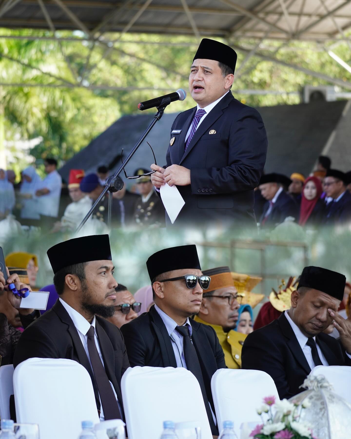 Camat Ujung Tanah Ikuti Upacara Peringatan Hardiknas di Lapangan Karebosi, Dipimpin Langsung Wali Kota Makassar