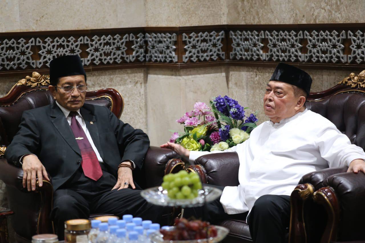 Wagub Salim Mengga Bersilaturahmi dengan Menag RI, Bahas Penyempurnaan Program Haji